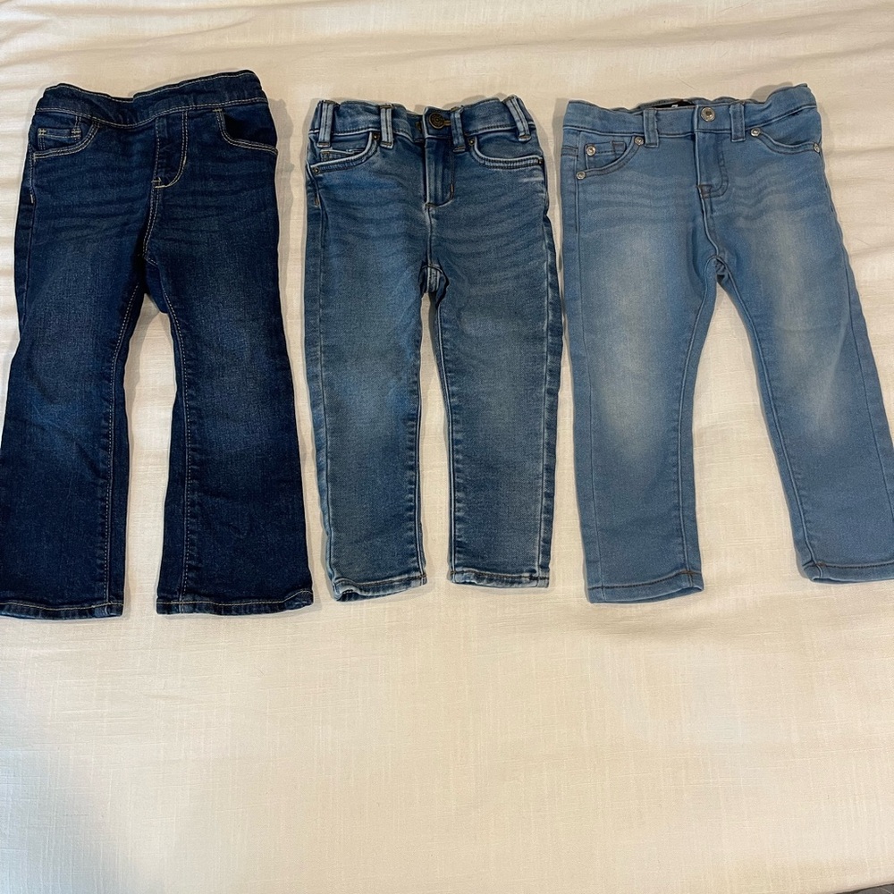 7 For All Mankind Kids Jeans - Dark Blue, Medium Blue, Light Blue